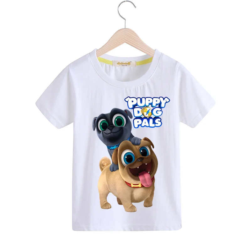 Children Summer Casual Cartoon Puppy Dog Pals T shirt Clothing For Kids