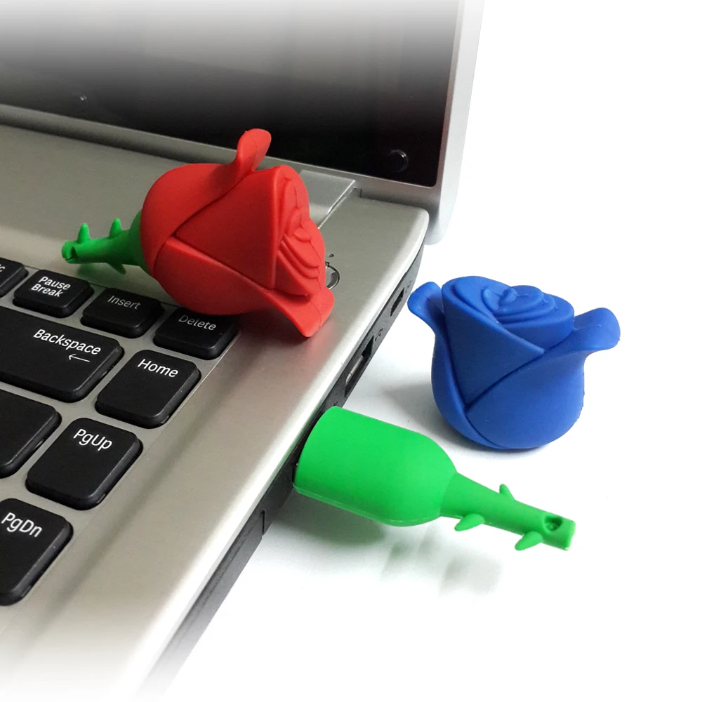 USB в виде мороженого флеш накопители Мультяшные 2 0 4 ГБ 8 16 32 64 флешки цветы розовые