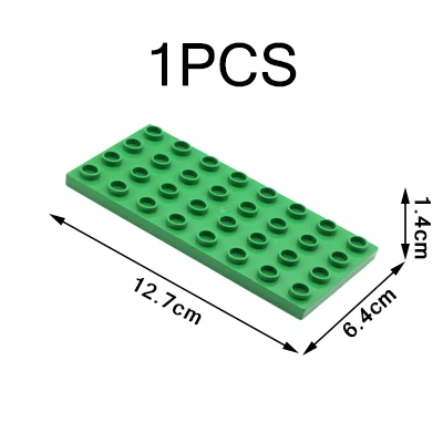Haiyico Duplo 32 отверстие опорной плиты сборки Запчасти 4x8 точек опорная плита модель строительные аксессуары блоки DIY игрушки для детская