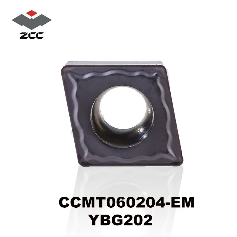 Buy CCMT 060204 EM YBG202 (10pcs/box) ZCC.CT Cemented