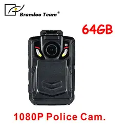 1080 P full HD 64 ГБ полиции для ношения на теле камеры для просмотра видео в режиме реального времени, безопасности правоохранительных корпус