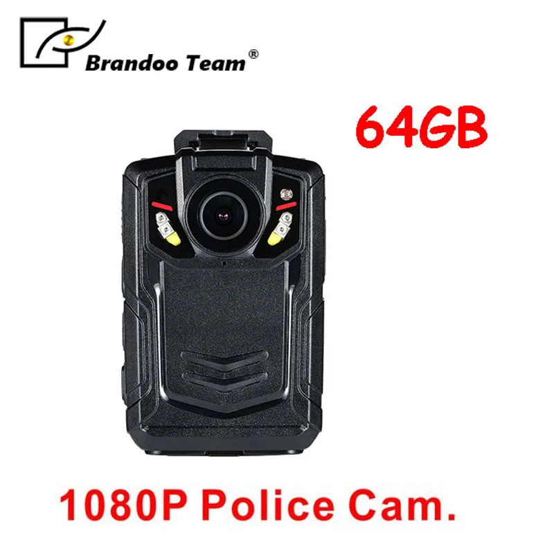 

1080P full HD 64GB police body worn camera for view real time video,security law enforcement body camera