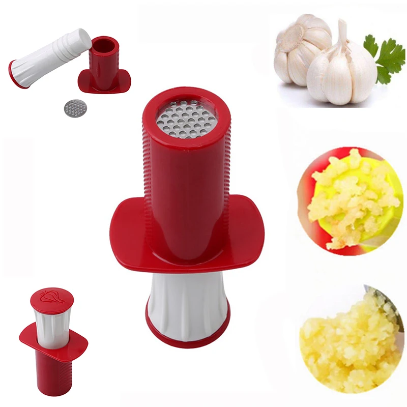 New Ginger Garlic Manual Press Twist Cutter Crusher Cooking Tool