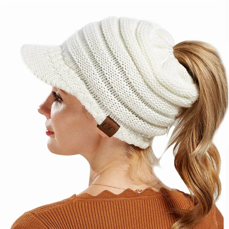 2018 New Autumn And Winter Fashion Lady Warm Hat For Women's Caps Skullies & Beanies Wool Acrylic Casual Solid Hat ACI126 (13)