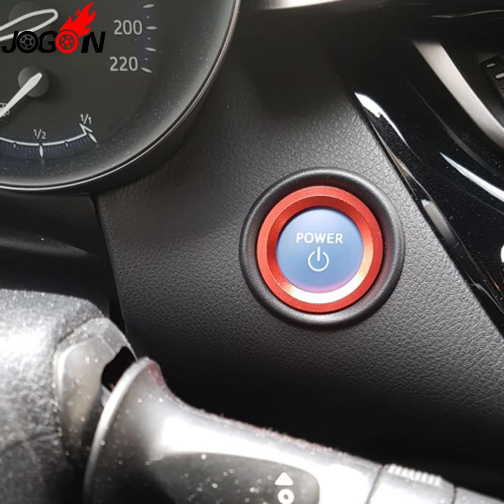 Engine Start Stop Push Button Cover Trim For Toyota C-HR RAV4 Highlander Alphard Engine Start Stop Push Button Cover Trim For Toyota C-HR RAV4 Highlander Alphard