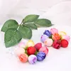 100pcs Artificial silk mini rose bud wedding scene layout flower wall production supporting material  wrist flower production ► Photo 2/6