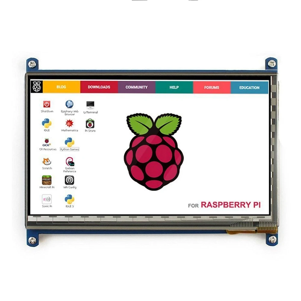 5 дюймов ЖК-дисплей HDMI Сенсорный экран Raspberry Pi 3 Дисплей ЖК-дисплей HDMI монитор 800x480 для банан Pi Raspberry Pi 3/2 модели/B + монитор