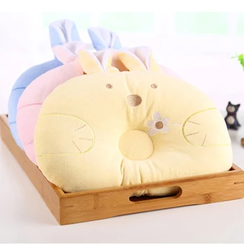 

Newborn Baby Pillow Neck Support Cute Cartoon Rabbit Head Shape Baby Shaping Pillow Infant Soft Pillows