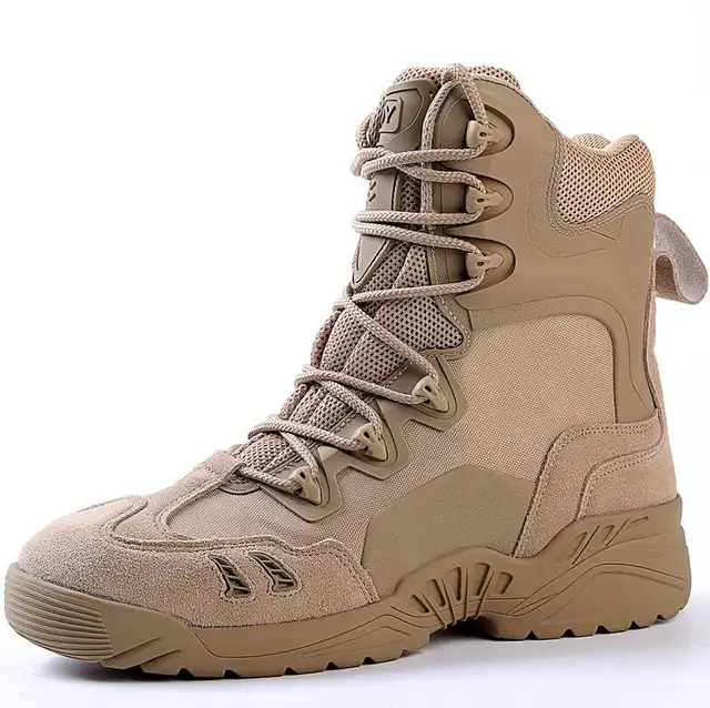 Hiking shoes Military shoes waterproof sneakers fire resistant An ti