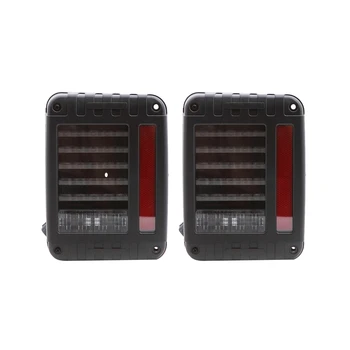 

KKMOON Tail Lights Brake Reverse Turn Signal Rear Lamps for Jeep Wrangler 2007-2016 Rear Bumper Tail Fog Light Lamp