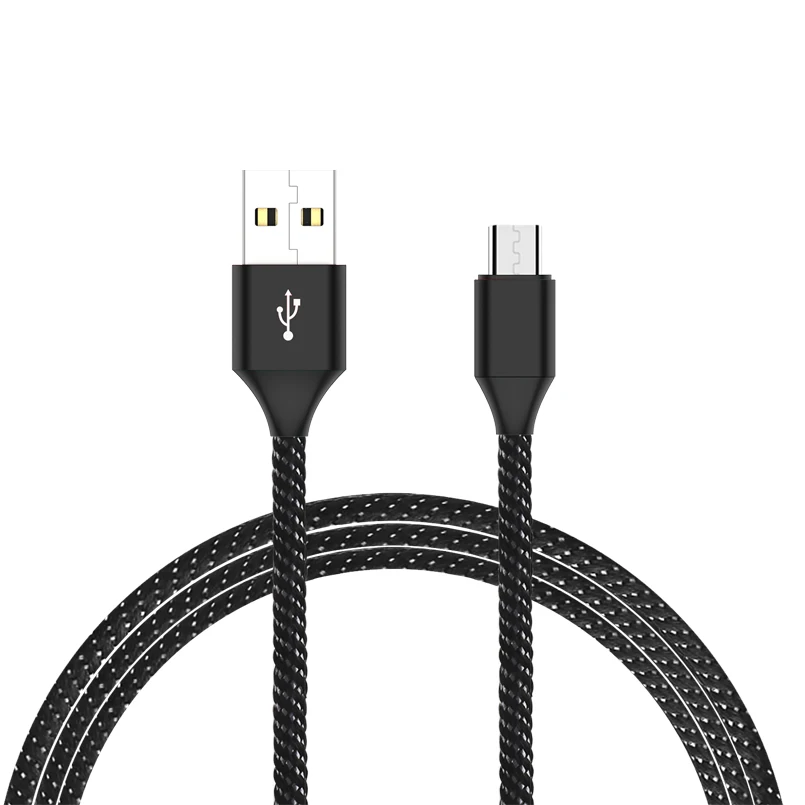 

2A USB Type C Cable 2m For Samsung S9 S10 Plus Xiaomi Redmi Note 7 USB Mobile Phone Fast Charging USBC Type-c Micro USB Cable