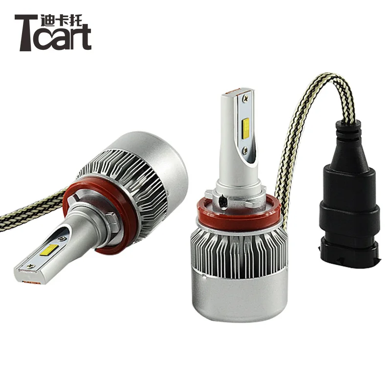 Tcart для Mercedes w211 H11 D2 светодиодные фары Mitsubishi lancer 9012 9005 9006 BMW X3 X5 peugeot 307 H7