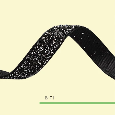 Эластичная металлическая бархатная лента эластичная темно-серая блестящая бархатная лента 5/" серебристый и черный Эластичный Блестящий бархатная лента