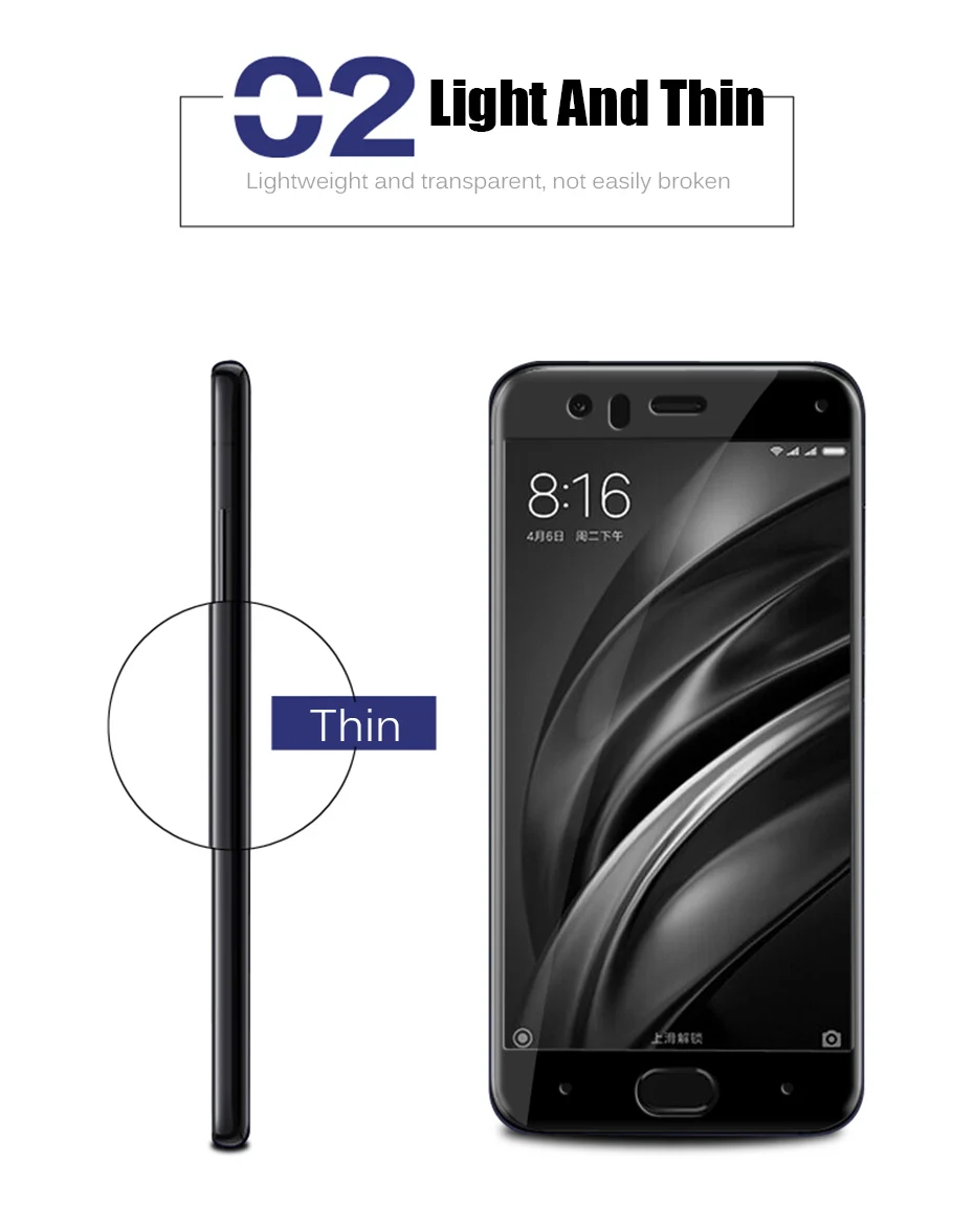 MOUSEMI For Xiaomi 5 5S 5S Plus 5C 5X A1 Glass Protection 9H Screen Protector Film For Xiaomi A1 6 8 8SE Glass On 6 A1 8SE Glass (4)