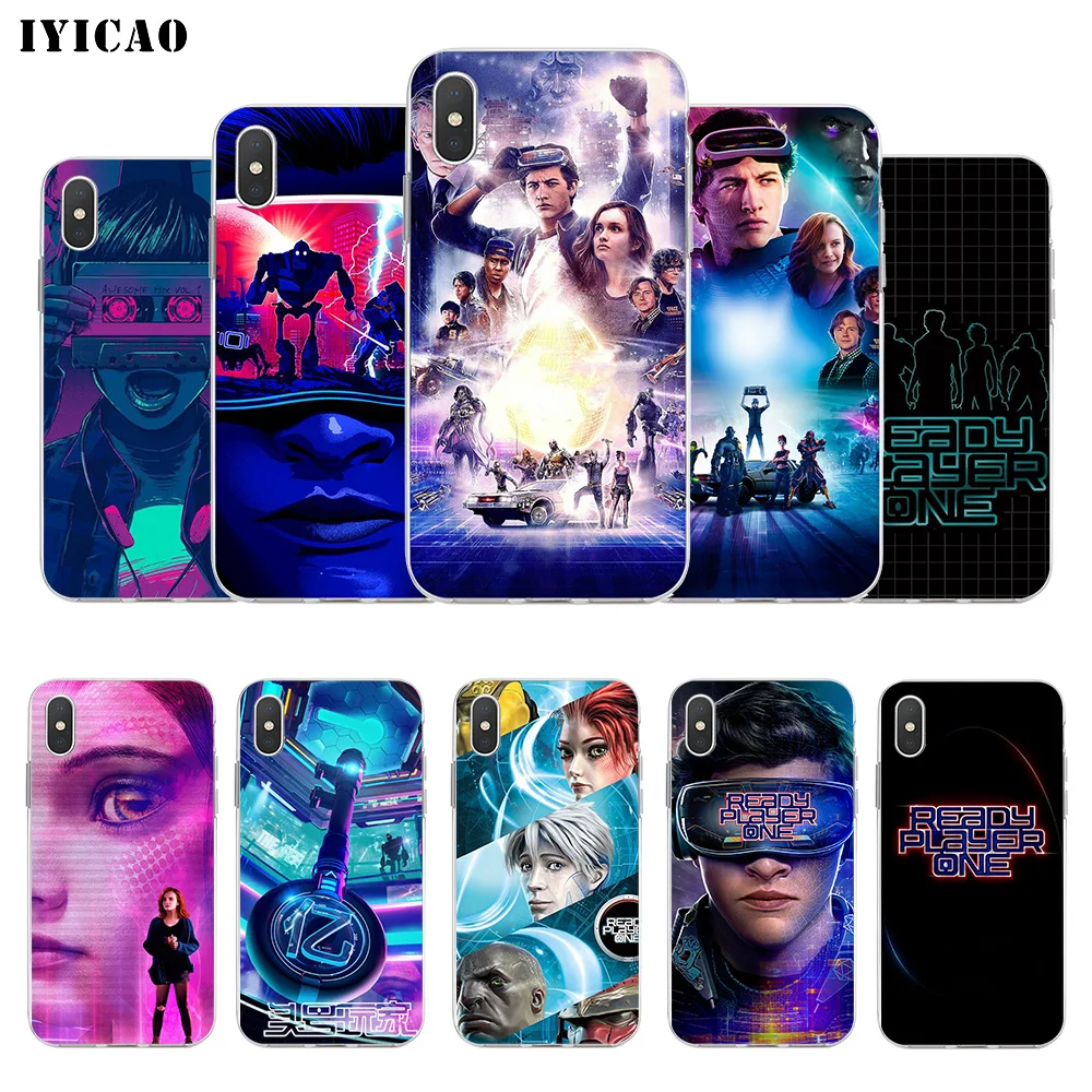 IYICAO Ready Player One movie Мягкий силиконовый чехол для телефона iPhone X XR XS MAX 6 6s 7 8 Plus 5 5S SE TPU |