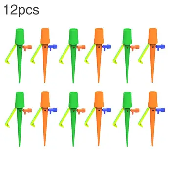 

12Pcs/set Plant Self Watering Adjustable Stakes System Vacation Plant Waterer Self Automatic Watering Device Irrigation System