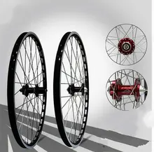 Новый дизайн ЧПУ 26-ой MTB горный велосипед 32 отверстие V тормоза/дисковый тормоз колеса колесной пары подшипники высокого качества обода