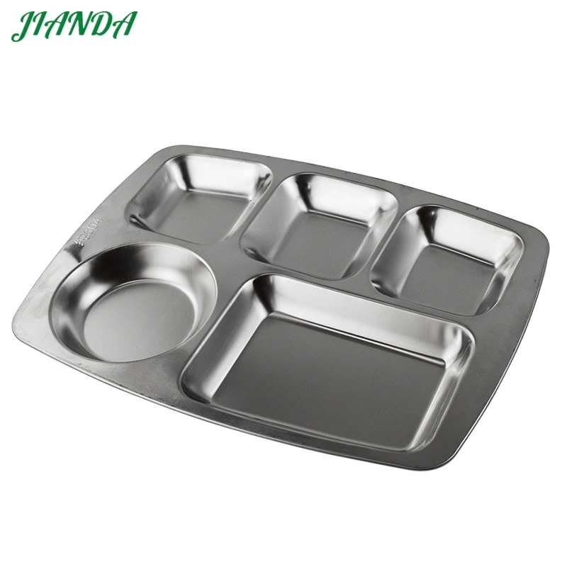 Placa Canteen s//steel 6-compartimento