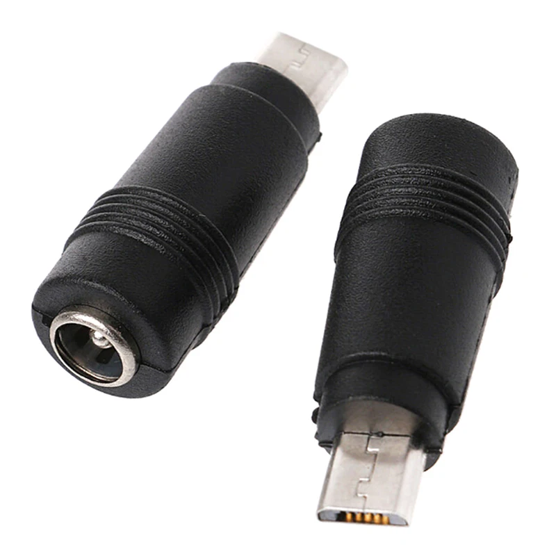 5 5*2 1 Женский к Micro USB гнезда разъёма 5Pin DC Мощность Зарядное устройство адаптер