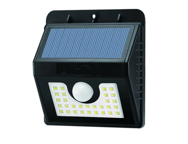 30 Led 200lm Solar Pir Human Body Motion Sensor Wall Light Outdoor