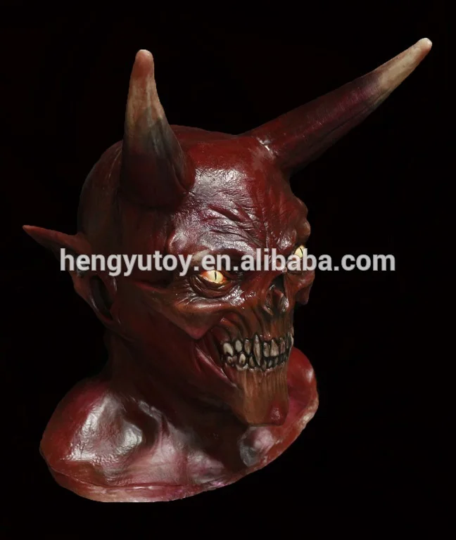 Рогатый демон маскарадный костюм Хэллоуин Дьявол Властелин маска Сатаны