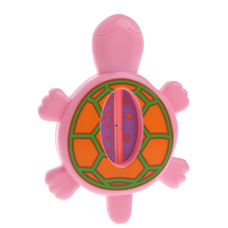 1 шт. детская ванночка тестер температуры воды Животное мультфильм милый термометр "Черепаха" - Цвет: Розовый