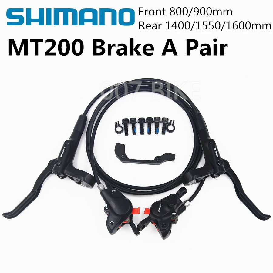 Новинка SHIMANO MT200 M315 M365 M355 тормоз Горный велосипед Hidraulic Дисковый Тормоз MTB левый и правый 800/1400 мм M355 тормоза