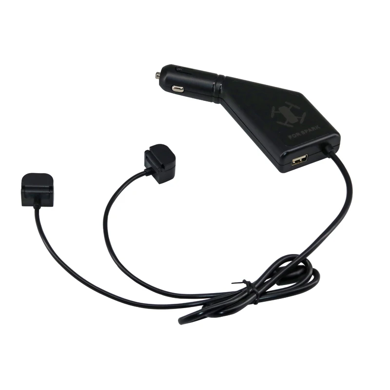 3 in 1 Car Charger 2 pcs Battery Charging & 1 pcs USB Port Remote Control Charge 3 Port  For DJI SPARK Accessories 1 (1)