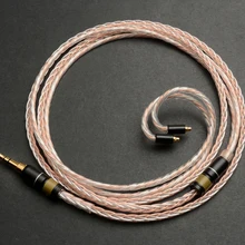 Ручной работы на заказ DIY 7N 8 Core медь Silve смешанный обновленный Hifi MMCX аудио кабель для SE215 SE315 SE535 UE900 LA L3 L4 DT2 K3 HD