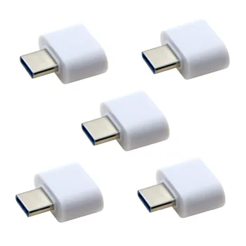 

(5pcs/lot) USB Type-C USB-C to USB 2.0 OTG connector Adapter for Cell Phone Tablet & USB Cable & Flash Disk & Mouse & Laptop