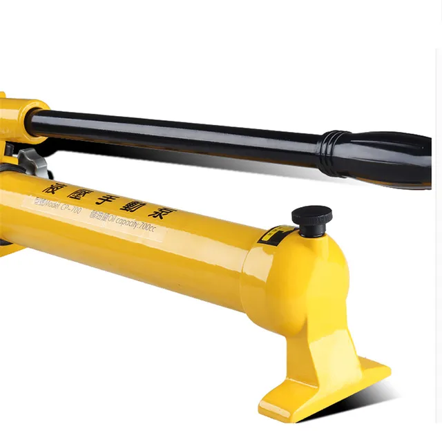 CP-700 Hydraulic Hand Pump, 10000 PSI Max – Portable Power For Hydraulic Jacks, Cutters, Spreaders | 700cc Oil Capacity, 2m Hose