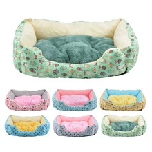 SILIKOLOVE 6 Colors Dot Owl Washable Indoor Cute Cotton Pink Pet Dog Bed For Small Medium Dogs Bed & Mats camas para perro