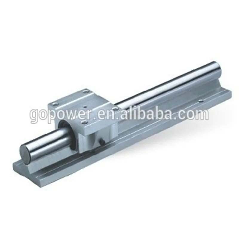 

2pcs TBR25 -L600mm Linear rails shaft guide+4PCS TBR25UU Linear pillow blocks Slide Unit