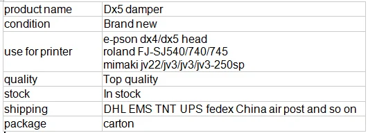 dx5 damper
