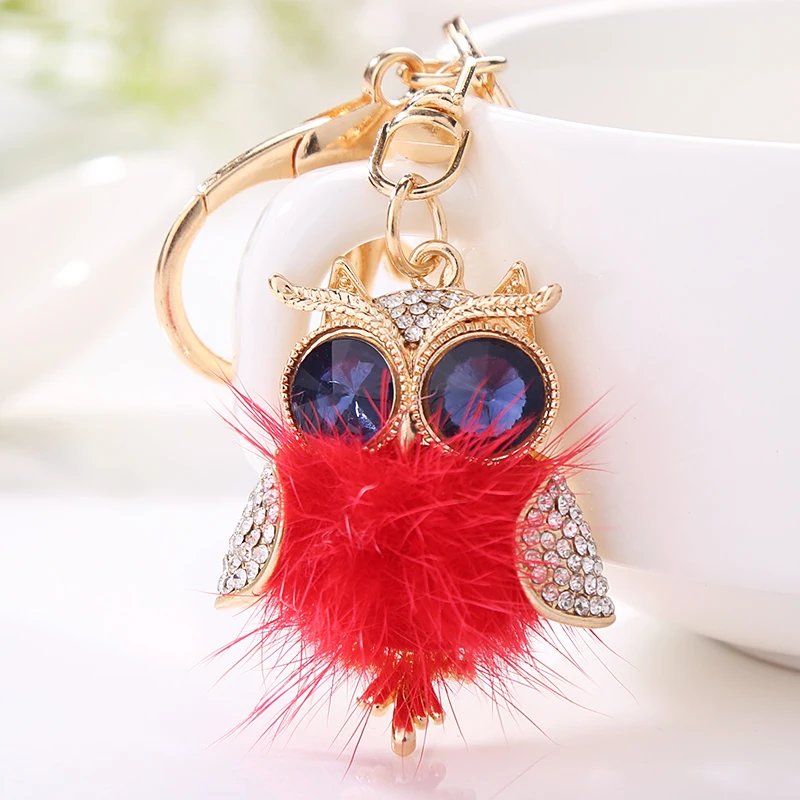XDPQQ Jewelry Three-dimensional Hollow Metal Owl Keychain Wallet Car Pendant Men and Women Clothing Wild Jewelry Gifts - Image 4