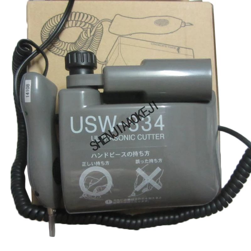 USW-334 машина для ультразвуковой резки 40 кГц небольшой нож 20 Вт портативный станок
