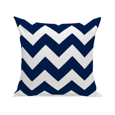 Темно-синий декоративный чехол для подушки домашний декор бархатное покрытие для подушки для дивана 45*45 см домашний декор геометрический чехол для подушки - Цвет: A