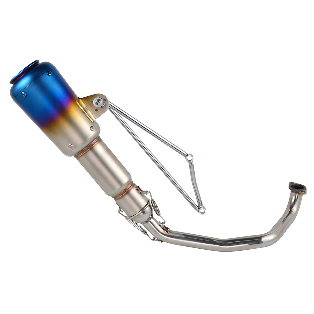 Full Stainless Steel Header GP Exhaust With Colored Muffler Pipe System