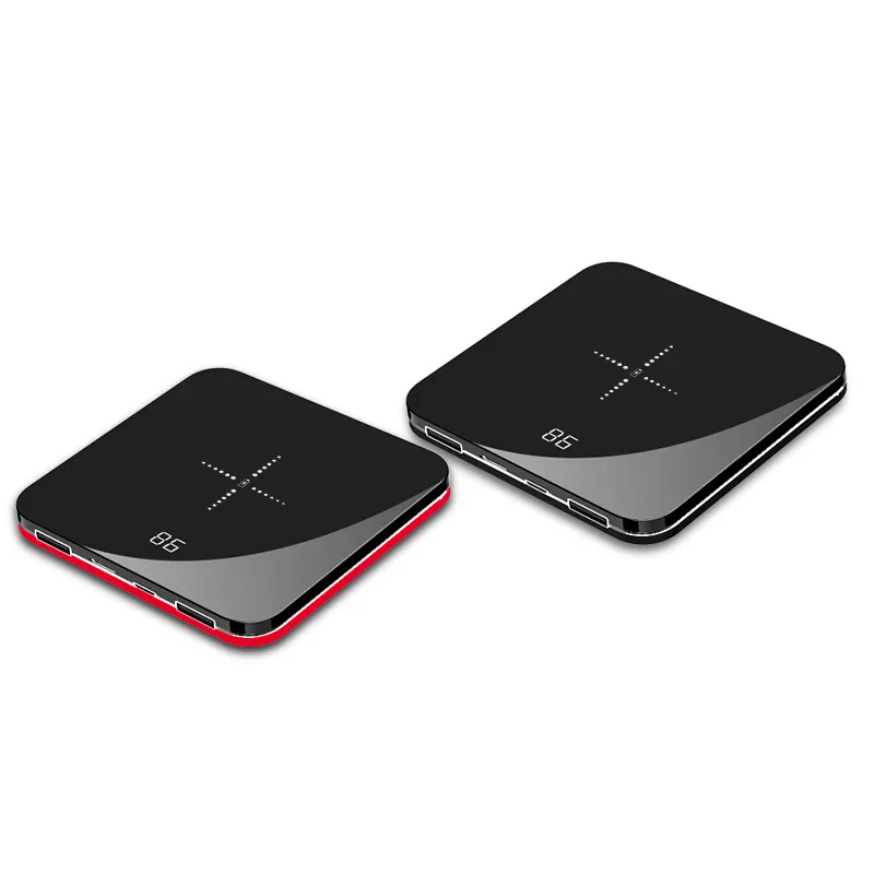 Kabym 8000 мА/ч беспроводное зарядное мини устройство Мощность банк USB Тип C порты для
