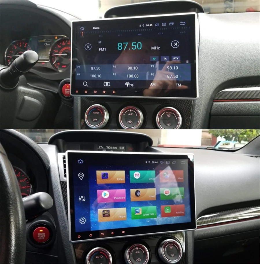 Универсальный 1Din Регулируемый Android 9,1 10," 1080 P сенсорный экран четырехъядерный ram 1 Гб rom 16 Гб автомобильный стерео с радио, gps, wifi