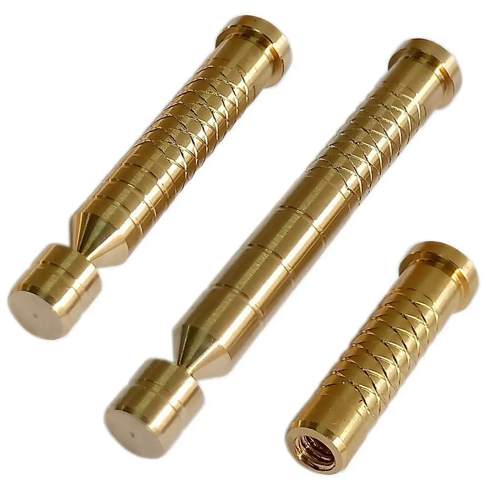 

12 pcs 100gn 150gn 50gn Surface Embossed Copper Bolt insert .244 arrow shaft with broadheads head arrows for archery hunting