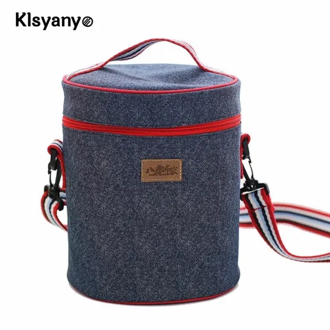 Caixa de Almoço Bolsa de Almoço Térmica para Mulher Klsyanyo Oxford Isolado Refrigerador Almoço Bolsa Homens Piquenique Bebida Lancheira Isotherme