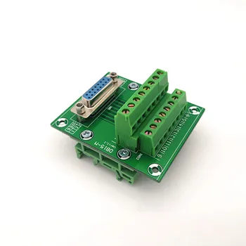 

D-SUB DB15 Female Header Breakout Board, Terminal Block, Connector.