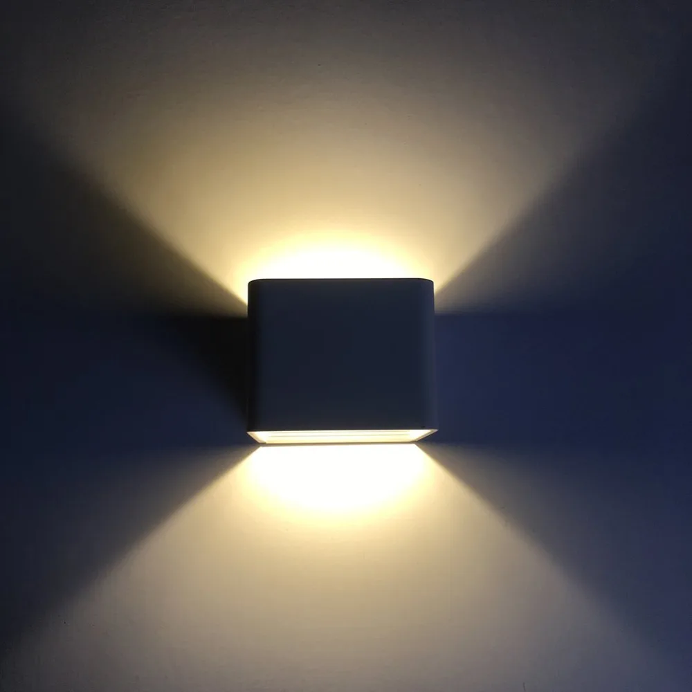

5w Square Aluminum Simple Wall Lamp Background Wall Decorative Lamp