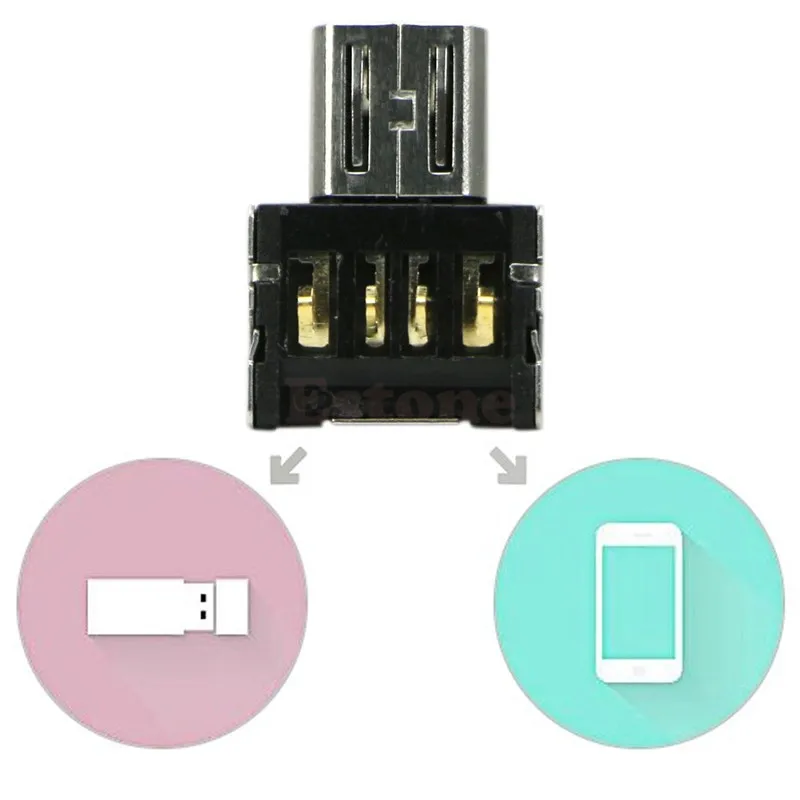 Для планшетных ПК телефонный адаптер OTG поворот на USB флэш-накопитель U функция диска цинковый сплав