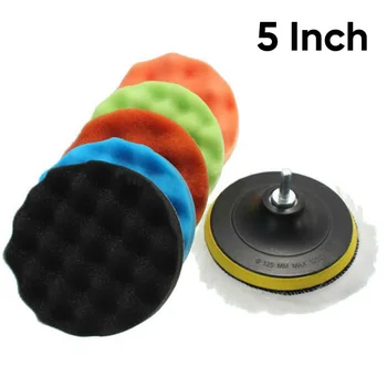 

Sponge Buffing Pad Care Kit Pads Set For Supplies Foam Woolen Polisher