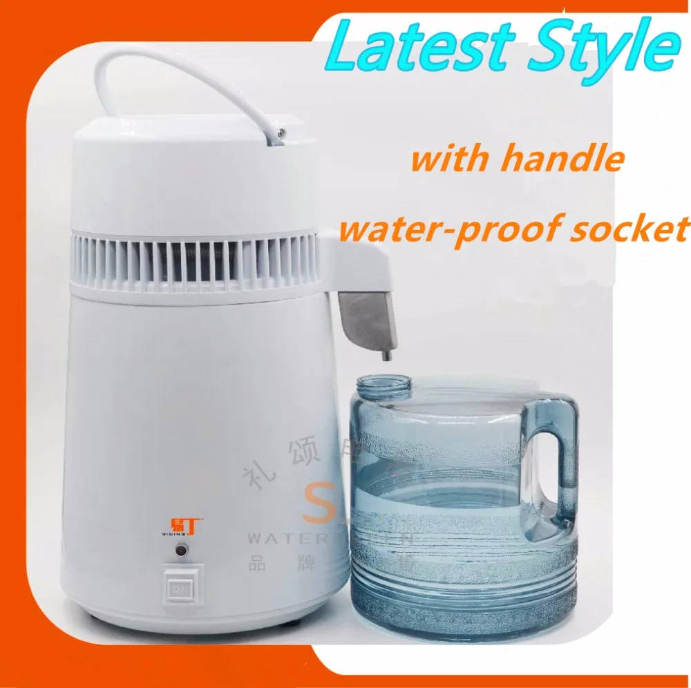 

Latest Style 4L Pure Water Stainless Steel Electric Household Water Distiller Purifier Dental water distillation equipment