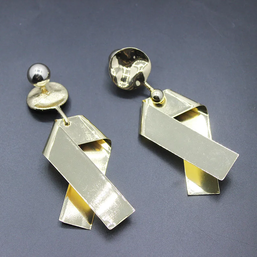 Fashion metal ball ball earrings exaggerated earrings fashion