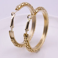 Новые элегантные женские полые серьги круглые большие серьги ювелирные изделия Европа и Америка Горячая Распродажа серьги