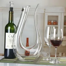 1 шт. 1500 мл ручной работы стеклянный графин Красного вина бренди Набор для декантации кувшин бар шампанское бутылка для воды стекло es подарок JS 1102